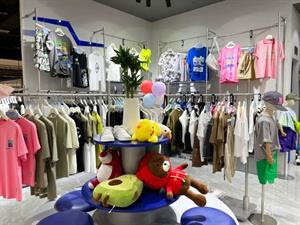 炸街熊貓童裝實體店鋪圖