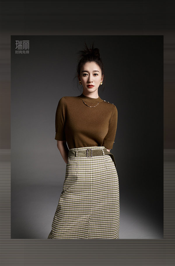 李小冉演繹JZ玖姿氧氣感針織系列